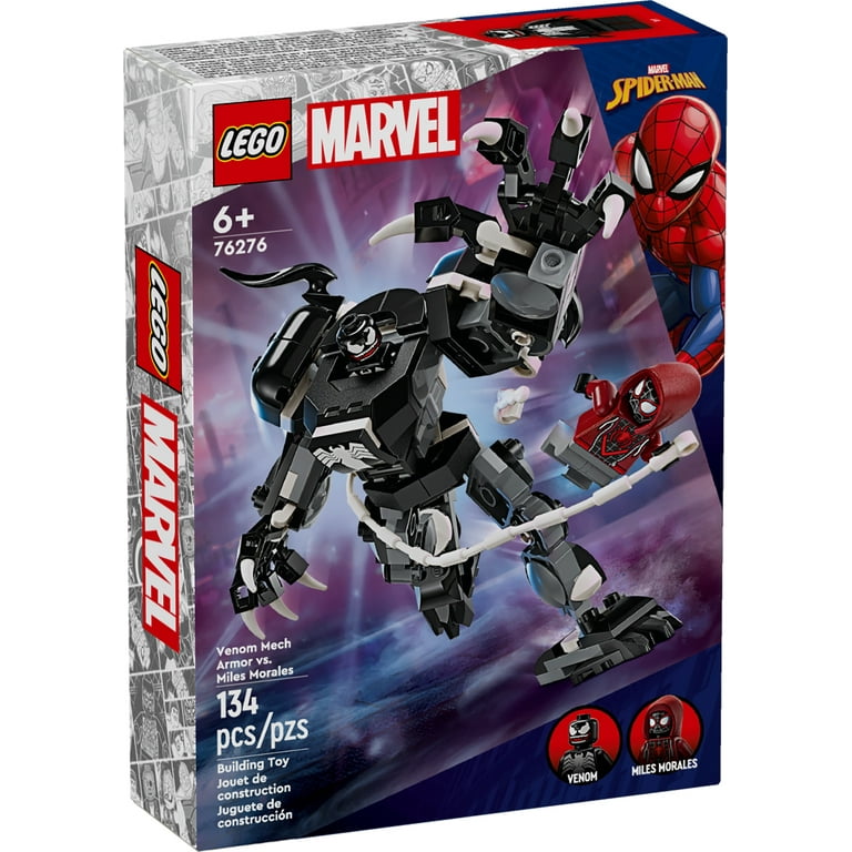 LEGO Marvel Venom Mech Armor vs. Miles Morales, 76276, Posable