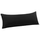 thumbnail image 1 of Cuerpo Almohada Funda con Sobre Cierre, Almohada Funda para Larga Refuerzo Almohada, Suave Microfibra Cuerpo Almohada Fundas Negro Cuerpo (51cmx122cm), 1 of 6