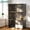 GPCT5537black, variant on Zorpupoa 3 Tier Metal Cat Cage Indoor House Detachable Kitten House Cat Exercise Place for 1-2 Small Medium Cats Blackwith 3 Doors and 2 Ladders, Black