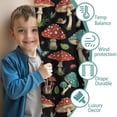 thumbnail image 3 of Blackout Kids Curtains,Mushroom and Frog Butterfly Black Pattern Children's Insulated Curtains Set Of 2,Bedroom Essentials,Toddler Room Decor 52"x84", 3 of 5