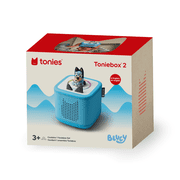 tonies Toniebox 2 Screen-Free Audio Player for Kids 3+ with Bluey, Sky Blue