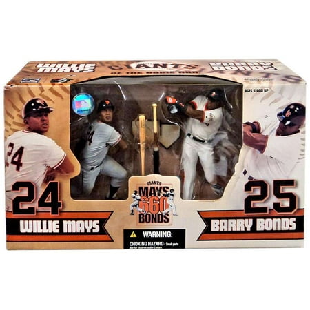 McFarlane MLB Sports Picks Willie Mays & Barry Bonds Action Figure 2-Pack [Giants of the Home (Barry Bonds Best Home Runs)