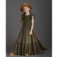 thumbnail image 2 of Ropa para niños Vestido para niñas Vestido largo de encaje para bodas infantiles Vestido grande para presentaciones de piano para anfitrionas infantiles, 2 of 6
