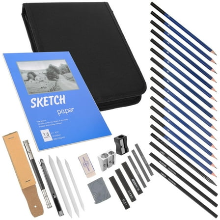 OUNONA  Mechanical Sketch Pencils Set Sketching Kit Student