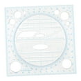 thumbnail image 4 of GOOHOCHY 1 Set Blue Plastic Square Drawing Ruler for Geometric Figure Drawing, 4 of 8