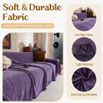 thumbnail image 4 of Jessy Home Sofa Cover Slipcover Couch Cover Protector Durable Multi-Function Furniture Cover for Dogs Cats Home Decor 71"x 150"Purple, 4 of 7