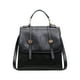 thumbnail image 2 of Mochila de Cuero PU Vintage para Mujer, Bolso de Mano Casual de Moda, Ligera e Impermeable 20x20x9cm Gran Capacidad Bolso de Viaje Negro Marrón Café, 2 of 6