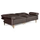 thumbnail image 5 of Sofá Cama Makora Yarvis Chocolate Lino 3 Posiciones con Soft Foam Reclinable, 5 of 8