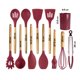 thumbnail image 2 of Juego de Utensilios de Cocina | Kit 12 Piezas de Cocina | Set de Instrumentos de Silicona | Mango de Madera Resistentes | Herramientas de Cocina Multifuncionales, 2 of 5