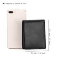 thumbnail image 3 of HAWEE Slim Billfold Wallet for Men RFID Blocking Genuine Leather Scan Proof 10 Card Slots with ID Window Flap, Black, 3 of 7