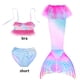 thumbnail image 2 of Traje de baño de cola de sirena para niños, bañador para niñas pequeñas, monoaleta, 2024, 2 of 5