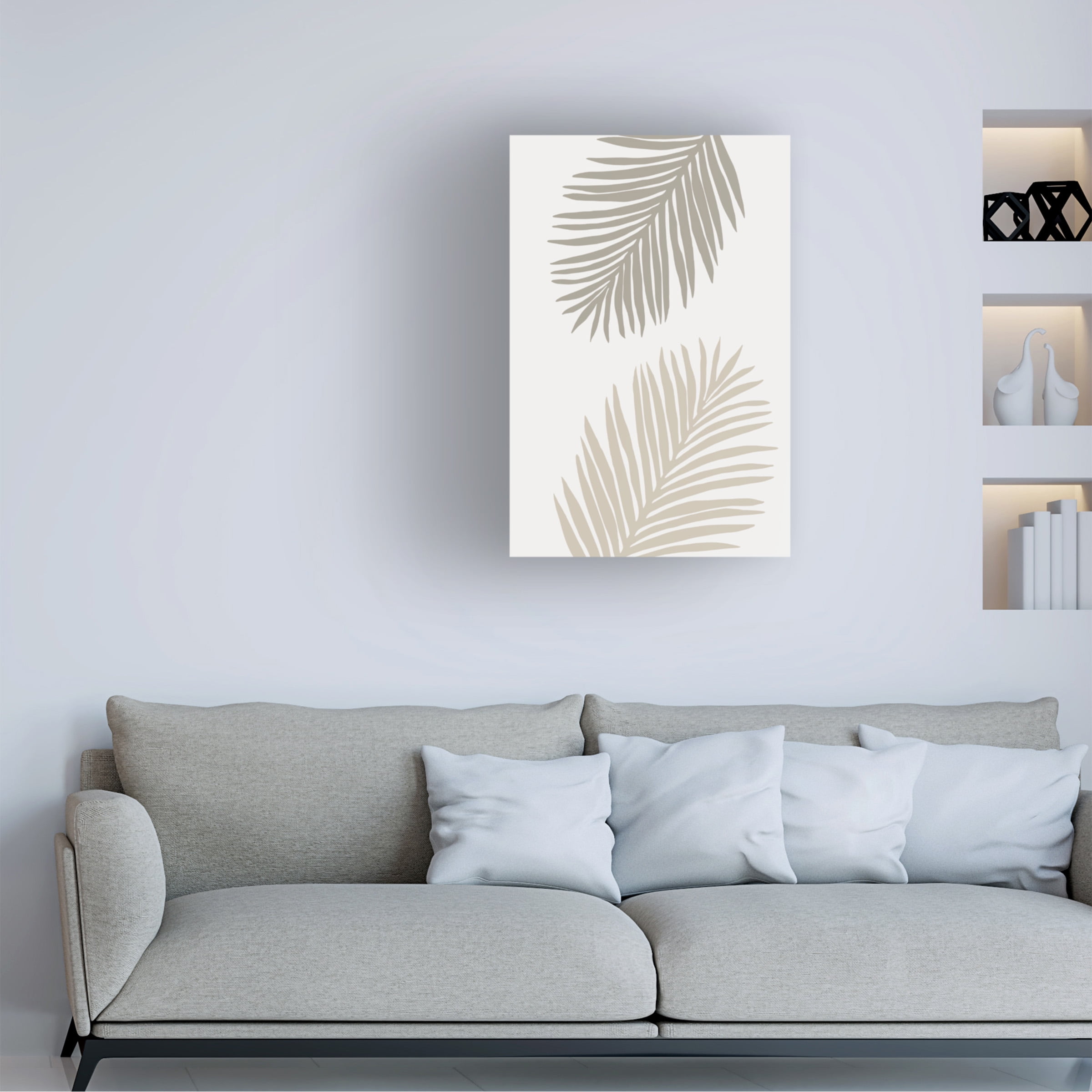 Pictufy Studio 'PALM LEAF 10' Canvas Art