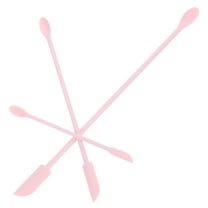 BESTOYARD 3Pcs Silicone Jar Spatulas Pink Cosmetic Use Spreading Lotion for Women