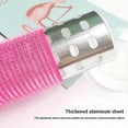 thumbnail image 2 of Rulos para el cabello, 6 unidades, sin calor, autoadhesivos con clips para mujer, para volumen instantáneo, color rosa M, 2 of 5