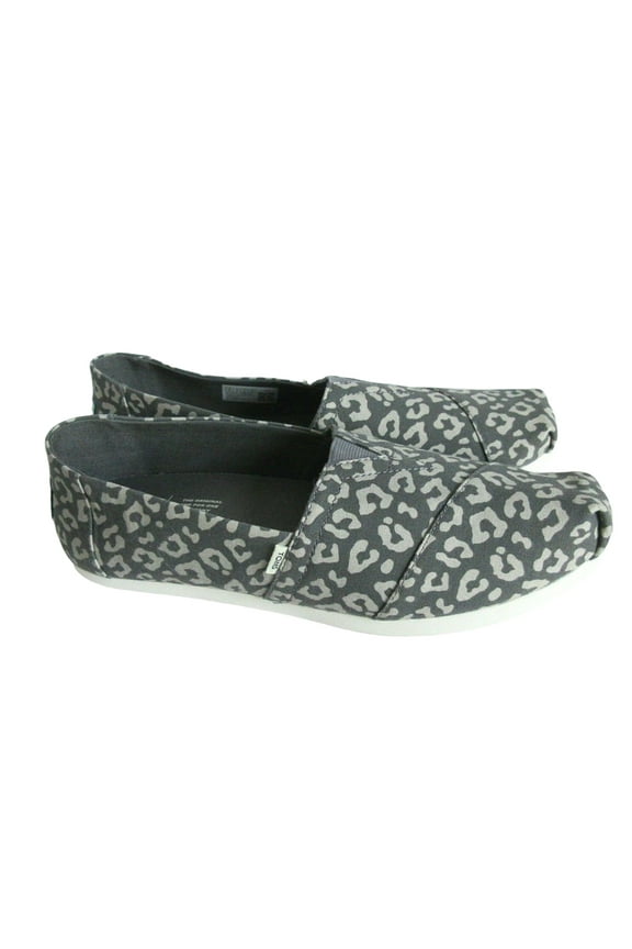 Women's, Alpargata Slip-On Steel Grey Leopard 9 M Discontinued