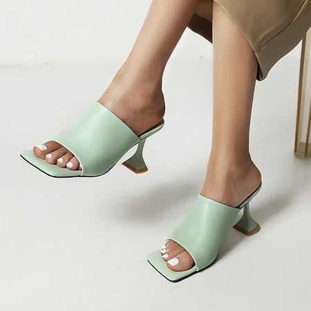 

Binmer Hochhackige Damen-Flip-Flop-Sandalen Mit Offenen Zehen Für Frühjahr Und Sommer