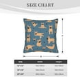 thumbnail image 4 of Bingfone French Bulldog Yoga Linen Throw Pillow Covers Cushion Case Pocket Button Vintage Farmhouse Pillowcase for Sofa Couch Bed 18"x18", 4 of 9