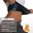 thumbnail image 2 of Faja de entrenador de cintura para hombres, mujeres, corsé, faja moldeadora de cuerpo, cinturón para Abanopi Cincher de cintura, 2 of 7