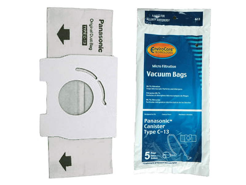 Type Micro Replacement Vacuum Bags for Panasonic MC-V5003 Vacuums 