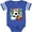 Football Blue and White, variant on Inktastic Soccer Superhero Boys or Girls Baby Bodysuit