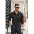 thumbnail image 2 of COOFANDY Mens Dress Shirts Wrinkle Free Long Sleeve Button Down Shirt Formal Business Shirts, 2 of 7