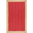 thumbnail image 3 of Handmade Braided Farmhouse Pure Jute Rug with Red Color , Home Décor Rugs Size 2 x 8 Feet ( 60 cm x 240 cm ), 3 of 5