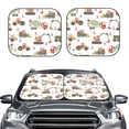 thumbnail image 2 of Balery Excavator Sun Shield 2 Pack For Car Front Windows Foldable Sun Visor Protector Blocks Max Uv Rays And Keeps Your Vehicle Cool For Most Sedans Suv Truck, 2 of 7