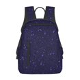 thumbnail image 1 of Disketp Glittering Purple Starfield Mochila Ligera e Impermeable, Mochila de Día Resistente para Viajes, Senderismo y Uso Diario para Hombre y Mujer, 1 of 7