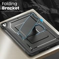 thumbnail image 6 of ShieldFlex for iPad 9th Generation Case with Pencil Holder, Heavy Duty Shockproof Rugged Stand Cover for iPad 10.2" 9th/8th/7th Generation (2021/2020/2019),Black, 6 of 6
