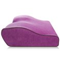 thumbnail image 6 of Lovote 2 Pcs Memory Foam Pillow Butterfly-Shaped Bed Pillow Cervical Pillow Hypoallergenic Orthopedic Neck Support Sleeping Pillow Premium Velvet Pillow, 19.7''x11.8''x 4'', 6 of 8