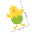 thumbnail image 2 of NUOLUX 12Ud Cuchillos Con Bolsillo De Fieltro Forma Pollito Para Accesorios De Fiesta Pascua, 2 of 7
