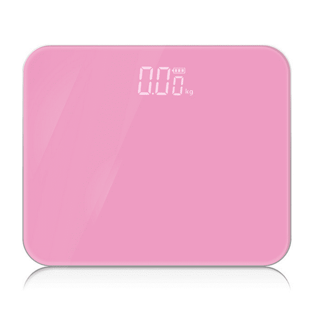 Báscula de baño, báscula corporal de baño digital de alta precisión, mide el peso hasta 400 libras. Incluye baterías Xemadio ZJWJ097-3