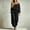 Black, variant on Gamivast Women's Off The Shoulder Jumpsuit Casual Summer Short Sleeve Romper High Waisted Elastic Long Pant Playsuit Flowy Boho Lounge Wear with Pockets for Beach Vacation Party Beige S