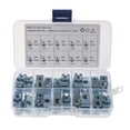 thumbnail image 2 of Universal U-Type Bolts Clip M6 Automotive Blue And White Zinc U-Type Nuts Retainer 50Pcs Noticed VI011699-00, 2 of 6