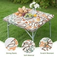 thumbnail image 4 of Colorful Camo Baseballs Pattern Square Fitted Tablecloth with Elastic Edge,Square Table Cover,Washable Elastic Table Cover for Home Kitchen Party Decor 36"x36", 4 of 6