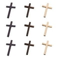 thumbnail image 3 of KALLORY 9Pcs Small Crosses Ornaments Prayer Decor Christian Users Home Office Church Artistic Feeling, 3 of 8