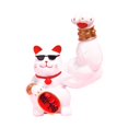 thumbnail image 1 of AMLESO Bras Musculaire Figurine de Chat Chanceux Statue de Chat pour l'Armoire d'Entrée Bureau Cheminée Blanc, 1 of 7