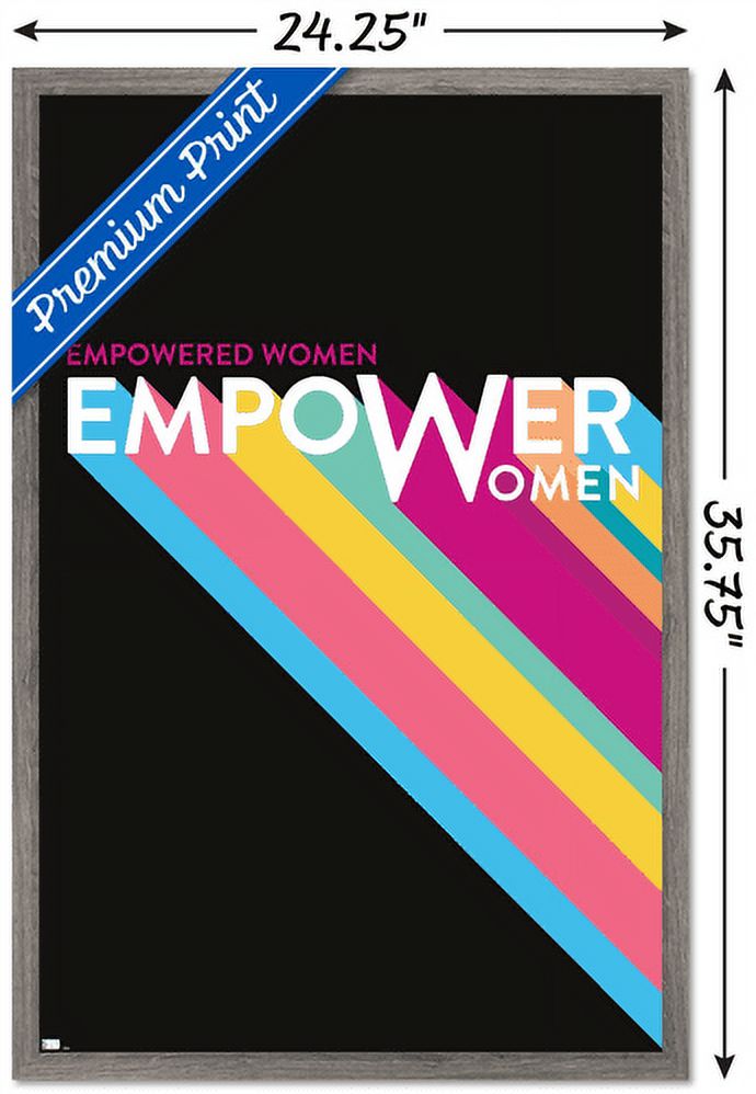 Jenny Redman - Empowerment Wall Poster, 22.375" x 34", Framed