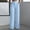 C_ Blue, variant on Ladies Elegant Draped Wide Leg Suit Pants, Heavy Drape Anti-Wrinkle Fabric, High Waist Design, Side Pockets, Office Commute Dressy Pants White M