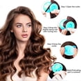 thumbnail image 4 of Hair Rollers, Easy Use Portable Two Size  Silicone Wave Former Soft Heatless  For Girl, 4 of 8