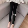 thumbnail image 4 of LYXSSBYX Plus Size Jeans for Women on Clearance Fashion Casual Women Printed Span Ladies High Waist Keep Warm Long Pants, 4 of 9