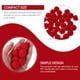 thumbnail image 3 of NUOLUX 150Ud Bola Pompom Decorativa Roja Para DIY Y Complementos, 3 of 8