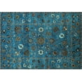 thumbnail image 1 of Ahgly Company Indoor Rectangle Oriental Light Blue Traditional Area Rugs, 8' x 12', 1 of 4