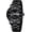 black black, variant on Men's Fashion Luxury Stainless Steel Watches for Men Business Auto Date Chronograph Analog Quartz Wristwatches