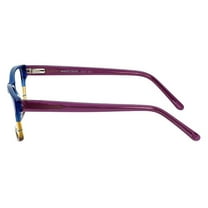 Marie Claire Designer Reading Glasses MC6217-BLU in Blue Stripe 52mm  0.25