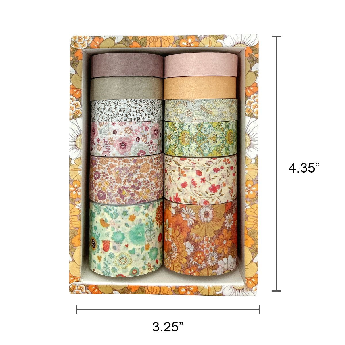 Wrapables Decorative Washi Tape Box Set for DIY Arts & Crafts (12 Rolls),  Sea Blue, 1 - Pay Less Super Markets