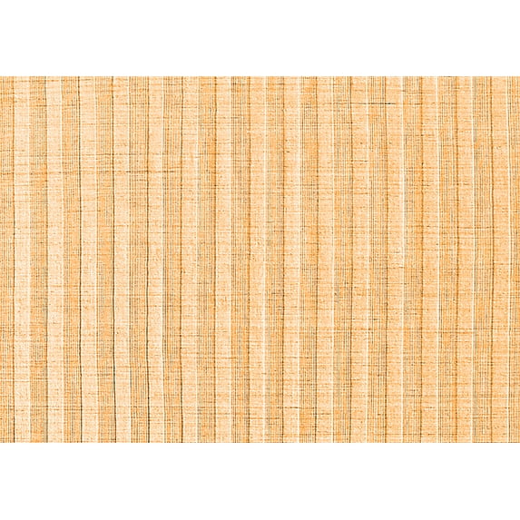 Ahgly Company Indoor Rectangle Solid Orange Modern Area Rugs, 7' x 9'
