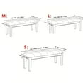 thumbnail image 3 of ATJIA Stretch Dining Bench Cover Removable Bench Slipcover Rectangle Bench Cover for Dining Room Living Room, 3 of 18