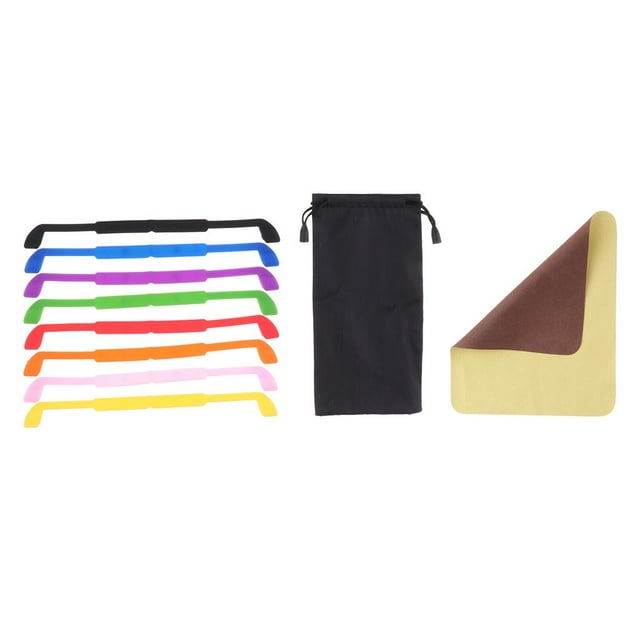 Soporte de Correa pa Deportivas deslizante de 8 Piezas, Retenedor pa Y Niñas, 8 Colores Colcomx Correa de gafas de silicona