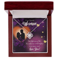 thumbnail image 4 of To My Girlfriend You Light Up My Life Infinity Knot Necklace Message Card, 4 of 17